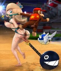 1boy 1girls anal_spreader anus arms_behind_back ass audience balls barefoot bit_gag bite_mark chain_chomp crying crying_with_eyes_open cuntbusting diddy_kong dirty_feet dirty_soles donkey_kong_(series) femsub gag genital_piercing imminent_pain labia_piercing labia_pull mario_(series) mario_kart nintendo nipple_chain nipple_piercing piercing ponygirl princess_rosalina public public_humiliation public_nudity pussy pussy_piercing pussy_stretch pussy_stretched pussy_torture race reddened_ass reddened_pussy restrained_arms ryona salaciouscarnival spank_marks sweating tagme tears torture