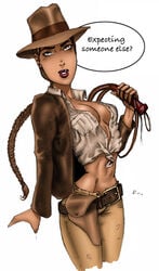 cosplay crossplay diana_jones female female_only human indiana_jones_(cosplay) indiana_jones_(series) lara_croft lara_croft_(classic) lucasfilm miravi solo tomb_raider