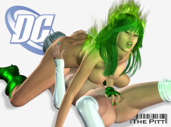 2girls 3d 69 beatriz_da_costa breasts dc_comics female female_only fire_(dc) ice_(dc) interracial justice_league justice_league_international latina sex the_pitt tora_olafsdotter yuri