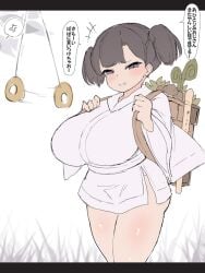 1girls blush breasts fundoshi loincloth ramoni