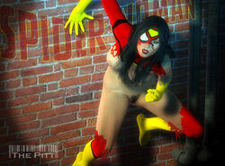 3d avengers jessica_drew marvel spider-man_(series) spider-woman straight_hair the_pitt