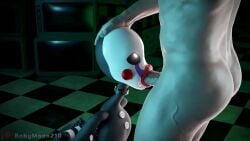 1boy 1girl 3d :>= animated animatronic ass_bigger_than_head ass_bigger_than_torso ass_focus babymoonart big_butt breastless casual casual_nudity commission cum cum_inflation cum_leaking_out_of_anus cum_leaking_out_of_pussy cum_through cumflated_belly cumflation cumshot deepthroat fellatio female five_nights_at_freddy's five_nights_at_freddy's_2 huge_ass human_on_robot hyper_cumflation long_video longer_than_30_seconds longer_than_one_minute male_pov marionette marionette_(fnaf) nude oral pov puppet_(fnaf) red_lips red_lipstick robot robot_girl scottgames sound tagme thepuppetlover thick_lips video