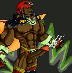 boner erection ganondorf ganondorf_(ocarina_of_time) k3rry male male_only ocarina_of_time solo solo_male straight_hair the_legend_of_zelda yaoi