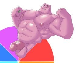 abs alien balls biceps bolovaxian flaccid genitals green_lantern green_lantern_(series) humanoid kilowog male male_only muscular muscular_humanoid muscular_male nipples nude pecs penis pink_body pink_skin ring solo unrealrui vein veiny_penis