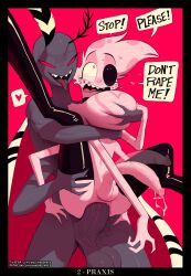 2boys anal anal_sex angel_dust_(hazbin_hotel) anthro crying dracreloaded explicitly_stated_nonconsent gay hazbin_hotel male male/male male_focus male_only male_penetrated male_penetrating rape valentino_(hazbin_hotel)