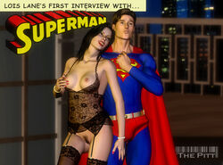 3d dc_comics female lois_lane male superman superman_(series) the_pitt