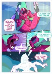 2023 2_penises alexandrite_(steven_universe) amethyst_(steven_universe) autofellatio balls blowjob cartoon_network comic comic_page definetelyyuu diphallia diphallism fellatio fingering fingering_self foreskin garnet_(steven_universe) gem_(species) gem_fusion genderswap_(ftm) giant iamyuu multi_genitalia multi_penis pearl_(steven_universe) penis steven_universe text text_box uncircumcised yuunsfw