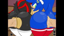 2boys 2girls animated big_ass big_breasts big_penis breasts ctrl-z cum cum_on_ass deep_penetration dialogue female furry huge_cock hung large_balls large_penis male mp4 orgasm_face rule_63 shade_the_hedgehog shadow_the_hedgehog sonic_(series) sonic_the_hedgehog sonic_transformed_3 sonique_the_hedgehog sound tagme text_box vaginal_penetration vaginal_sex video