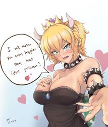 bowsette from mario (series) by gus1999