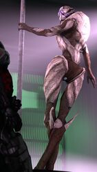 2018 3d alien anus dank_wankem female human humanoid male mammal mass_effect nude pole puffy_anus straight stripper_pole striptease turian vetra_nyx video_games