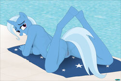 anthro ass breasts equine fab3716 female friendship_is_magic horse invalid_tag mammal my_little_pony nude pinup pony pool_(disambiguation) pose pussy solo trixie_(mlp)