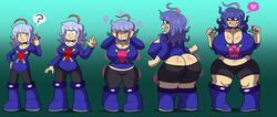 belly_expansion bimbo bimbofication brainwashing breast_expansion comic fat female hex_maniac hexification identity_death original_character overweight pokemon prinnydood slightly_chubby tagme transformation transformation_sequence weight_gain