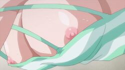 10s accidental_exposure animated areolae bounce bouncing_breasts breast_slip breasts female large_breasts nipple_slip nipples no_bra okusama_ga_seito_kaichou! screencap wakana_ui