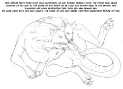 anthro anus arania autofellatio autopenetration balls body_control canine cerberus clothing conjoined cuntboy cuntboy_transformation dialogue english_text full-package_cuntboy fur hair herm hermaphrodite human_to_feral intersex male maleherm mammal masturbation mti_transformation multi_genitalia multi_head page_19 penetration penis pussy sketch text transformation transformation_sequence