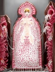 ahe_gao big_breasts blonde_hair bodily_fluids breasts covered_in_cum cum_bath cum_covered cum_everywhere cum_pool cyborg_009 fair_skin female femsub francoise_arnoul in_container iron_maiden lemon_cake mind_break nude_female rape restrained sexual_torture solo_female tagme tentacle tentacle_pit tentacle_rape tentacles