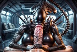 female xenomorph from alien (franchise) by creamhorseai