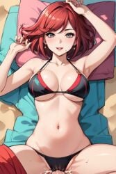 ai_generated beach bikini mythrafan65 pyra pyra_(xenoblade) xenoblade_(series) xenoblade_chronicles_2