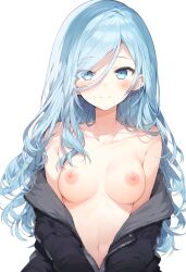 1girls ai_generated areola areolae belly belly_button big_breasts blue_eyes blue_hair blush blush breasts breasts breasts breasts_out clothed clothing completely_naked completely_naked_female completely_nude completely_nude_female female female_focus female_only high_resolution highres hinomori_shizuku looking_at_viewer naked navel nipples open_shirt partially_clothed partially_clothed_female partially_nude partially_undressed pov project_sekai shirt solo solo_female solo_focus tits_out tummy undressed undressing white_background