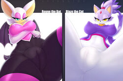 blaze the cat from sonic (series) by lysergide