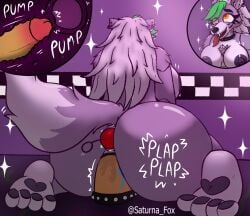 2d 2d_(artwork) 2d_artwork anal anal_sex anthro anus bodily_fluids breasts buttplug canid canine canis clothing digital_media_(artwork) dildo dildo_in_pussy dildo_insertion ear_piercing female five_nights_at_freddy's five_nights_at_freddy's:_security_breach fnaf genital_fluids genitals hair looking_pleasured machine mammal masturbation nipples nude object_in_ass open_mouth penetration piercing plug_(sex_toy) pussy robot roxanne_wolf_(fnaf) saturnafox scottgames sex_toy sex_toy_in_ass sex_toy_in_pussy sex_toy_insertion steel_wool_studios thick_thighs tongue vaginal_fluids vaginal_penetration wolf