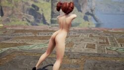 amy_sorel casual completely_nude completely_nude_female female green_eyes human makeup mod nude nude_edit nude_female nude_filter nudist pale_skin petite petite_body red_hair small_breasts soul_calibur soul_calibur_vi tagme teenager twintails video