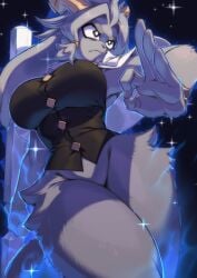 1girls big_breasts breasts female female_only furry goes_hard huge_breasts koidrake pseudoregalia solo sybil_(pseudoregalia) tagme thick_thighs wide_hips