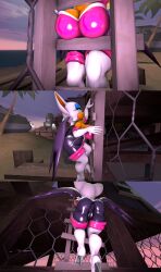 1girls 3d 3d_model anthro anus anus_outline bat_wings big_anus big_breasts bodysuit bubble_butt darksorm female female_only furry mobian mobian_(species) mobian_bat neckline presenting_anus presenting_hindquarters presenting_pussy rouge_the_bat sega solo sonic_(series) sonic_adventure_2 sonic_the_hedgehog_(series) spandex_suit stairs thick_thighs