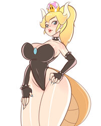 1girls bowsette female female_only fully_clothed genderswap mario_(series) new_super_mario_bros._u_deluxe nintendo popogori solo tagme