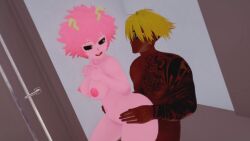 3d animated arenx3d big_ass big_breasts big_penis boku_no_hero_academia dark-skinned_male dark_skin fellatio female horns imminent_sex koikatsu male male/female masturbation mina_ashido mp4 muscular muscular_male my_hero_academia pink_hair pink_skin school_uniform schoolgirl sex sound tagme thick_thighs uncensored uniform video wavy_hair