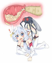 blue_eyes blush breasts bug clothed_sex clothing cum cum_in_pussy cum_in_uterus cum_inside domaniax duo egg egg_implantation egg_laying fallopian_tubes female fly from_behind hi_res honkai_impact impregnation insect insects interspecies kneeling long_hair object_insertion open_mouth ovaries oviposition ovipositor penetration penis pussy questionable_consent rape red_eyes sex size_difference theresa_apocalypse thighhighs uncensored underwear uterus vaginal_egg_implantation vaginal_object_insertion vaginal_oviposition vaginal_penetration white_hair x-ray zoophilia