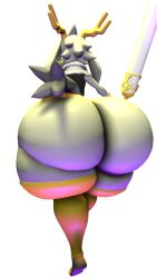 big_ass bubble_butt female furry huge_ass hyper_ass pseudoregalia sybil_(pseudoregalia) tagme thick_thighs wide_hips yukinikkifurry