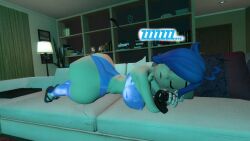 3d 3d_(artwork) all_nighter ass_focus big_ass big_ass_cheeks big_butt bra bubble_ass bubble_butt butt_crack caked_up female garry's_mod gmod huge_ass huge_butt kaibernation large_ass large_butt laying_on_couch massive_ass massive_butt nipple_bulge panties playing_videogame sandals shiny_leggings shiny_panties shiny_topwear sleeping smg4 snoring stay-ups stockings tari_(smg4) thick_ass thick_legs thick_thighs tired