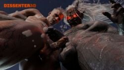 3d 3d_(artwork) abs balls bara big_balls big_muscles big_pecs big_penis cum cum_drip cumshot daddy dead_by_daylight dilf dissenter3d duo ejaculation erection frottage gay grey_body hair human human_on_humanoid humanoid hunk interspecies larger_humanoid larger_male long_hair male male/male male_only monster monster_on_male monstrous_humanoid muscular muscular_human muscular_humanoid muscular_male navel nipples nude pecs penis penis_size_difference sex signature simultaneous_orgasms size_difference smaller_human smaller_male standing standing_sex the_oni_(dbd) vittorio_toscano white_hair yaoi