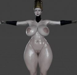 asserting_dominance blender blender_(software) elden_ring female female_only fromsoftware huge_ass huge_breasts milf model nipples rebit rennala_queen_of_the_full_moon t-pose thick_thighs voluptuous