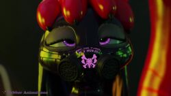 aphrodisiac aphrodisiac_gas blindfold blindfolded bondage bondage bondage_gear gag gagged gas_mask judy_hopps latex milking_machine rubber rubber_(artist) rubber_suit st._andrew's_cross sybian sybian_riding tagme tao_(rubber) video zootopia