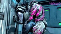 3d against_wall alien animated ass from_behind nidus_(warframe) no_sound saryn_(warframe) sex straight tagme valkyrq video warframe