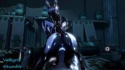 3d alien animated anus ash_(warframe) ass balls big_ass body corpus female_on_top glowing huge_cock laying_down mp4 no_sound penis pov pussy reverse_cowgirl_position straight valkyr_(warframe) valkyrq video warframe