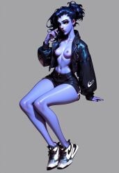 ai_generated blizzard_entertainment female game girl hoeyuga nike overwatch overwatch_2 widowmaker