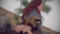 3d aloy anal anal_sex animated big_ass big_breasts big_penis dark-skinned_male dirty horizon_zero_dawn huge_ass huge_breasts interracial mp4 penis sound stoneddude tagme video