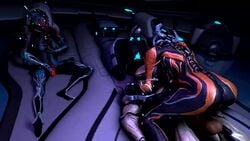 3d alien animated ass balls female_on_top masturbation no_sound pussy rhino_(warframe) sex straight tagme titania_(warframe) valkyr_(warframe) video warframe