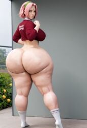 1girls 3d ai_generated ass big_ass big_butt boruto:_naruto_next_generations bottom_heavy bottomless chubby_female fat_ass female female_only huge_ass human lingerie mature_female milf mommy_kink naruto naruto_shippuden sakura_haruno solo submissive_female thick_hips thick_thighs thunder_thighs thunderthighs