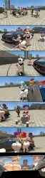 3d 3d_(artwork) ass_on_glass belle_fontiere big_ass_cheeks big_asses big_breasts car_wash car_washing comic comic_page desti_(smg4) elizabeth_(smg4) glitch_productions jean_shorts kaibernation karen_(smg4) lucinia_porter meggy_spletzer melony_(smg4) meta_runner minion_(smg4) saiko_bichitaru_(smg4) smg4 soap_bubbles sofia_porter sunset_paradise tari_(smg4) wet_ass whisk_(sunset_paradise)