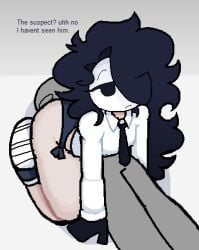 1anon 1femboy 2026 2boys 2d 2d_(artwork) anon anonymous_male arcaned_roses ass bare_legs black_gloves black_hair black_tie blue_bottomwear blue_underwear clothed clothed_femboy clothing color colored digital_drawing_(artwork) digital_media_(artwork) english_text facesitting facesitting_in_underwear femboy femboy_on_male gloves hair long_hair male male_only on_top_of_another pale-skinned_femboy pale-skinned_male pale_skin roses_(roses_arcaned) roses_arcaned shoes shoes_on simple_background sitting sitting_on_another sitting_on_person text thighs tie underwear white_shirt white_topwear y/n