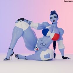1girls 3d activision amelie_lacroix ass bastille_day big_ass big_breasts big_thighs blizzard_entertainment blue-skinned_female blue_body blue_skin breasts bubble_ass bubble_butt bust busty chest curvaceous curves curvy curvy_figure female female_only hips hourglass_figure huge_ass huge_breasts large_ass legs mature mature_female muscular muscular_female overwatch overwatch_2 slim_waist thick thick_ass thick_hips thick_legs thick_thighs thighs voluptuous voluptuous_female vonsvaigen waist wide_hips wide_thighs widowmaker