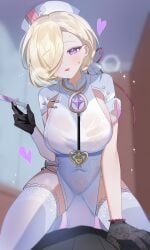blonde breasts coronis_(stella_sora) injection shusuchii stella_sora