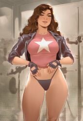 1girls ai_generated america_chavez avengers big_ass big_breasts big_thighs breasts brown-skinned_female brown_body brown_skin curvaceous curvy curvy_figure dark-skinned_female dark_skin digital_media_(artwork) female hips hourglass_figure huge_ass huge_breasts huge_thighs large_ass large_breasts large_thighs legs marvel marvel_comics mature mature_female phophopho slim_waist thick thick_hips thick_legs thick_thighs thighs voluptuous waist wide_hips wide_thighs young_avengers