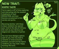 big_breasts bigbonesart body_writing chubby dialogue fallout fishnets furry hairy_pussy hooker mutant piercings pip-boy prostitute prostitution pubic_hair rat rodent stockings tail text tongue_out
