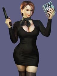 Jill Valentine (Blonde) Rule 34 Image