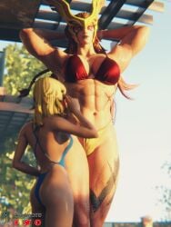 2girls aldrif_odinsdottir angela_(aldrif_odinsdottir) angela_(marvel_rivals) asgardian big_ass big_breasts big_thighs breasts curvaceous curvy curvy_figure fantastic_four female hips hourglass_figure huge_ass huge_breasts huge_thighs invisible_woman invisible_woman_(marvel_rivals) large_ass large_breasts large_thighs legs light-skinned_female light_skin marvel marvel_comics marvel_rivals mature mature_female slim_waist sue_richards sue_storm thick thick_hips thick_legs thick_thighs thighs thor_(series) voluptuous waist wide_hips wide_thighs