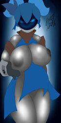 2018 anthro big_breasts breasts female greey hi_res parody solo spiral_knight spiral_knights video_games